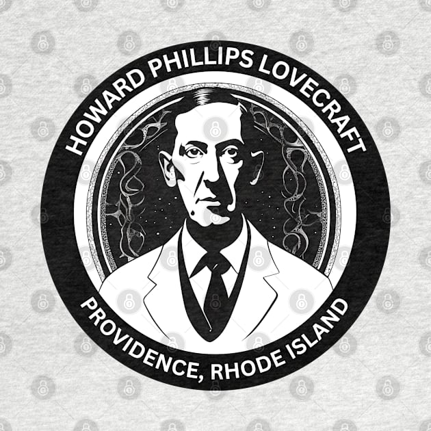 H.P. Lovecraft - Providence Rhode Island by Desert Owl Designs